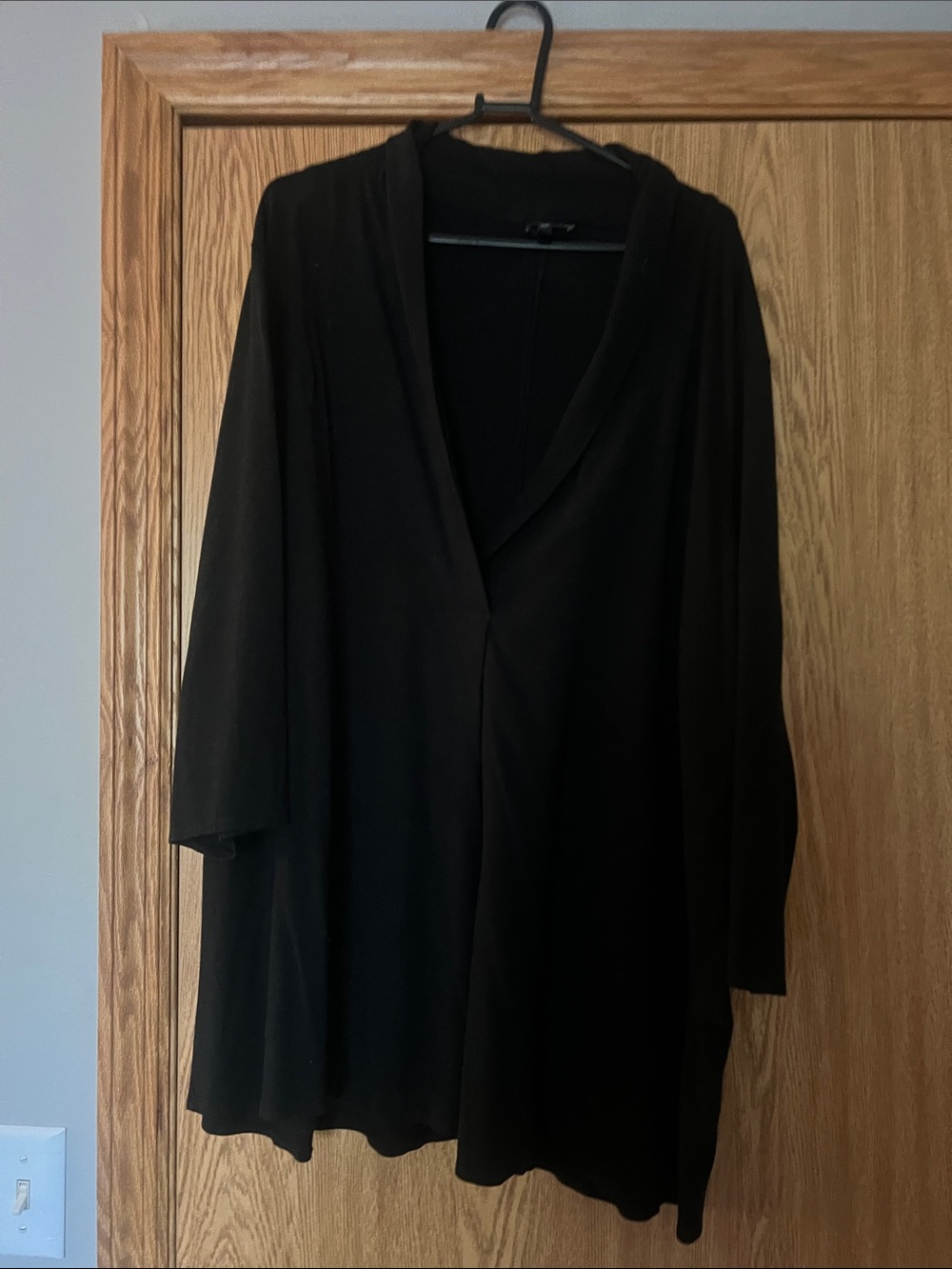 Eileen Fisher black tunic top